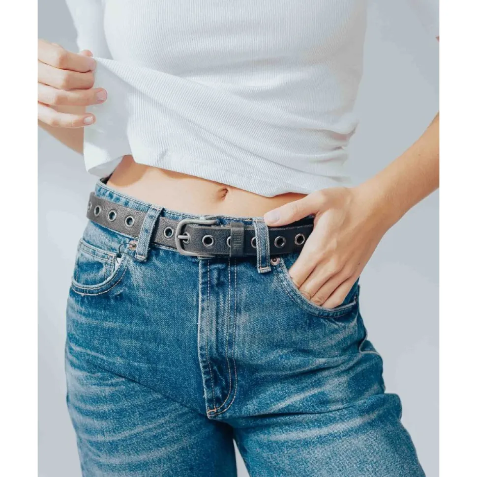 Leather Belt Biba Pearl