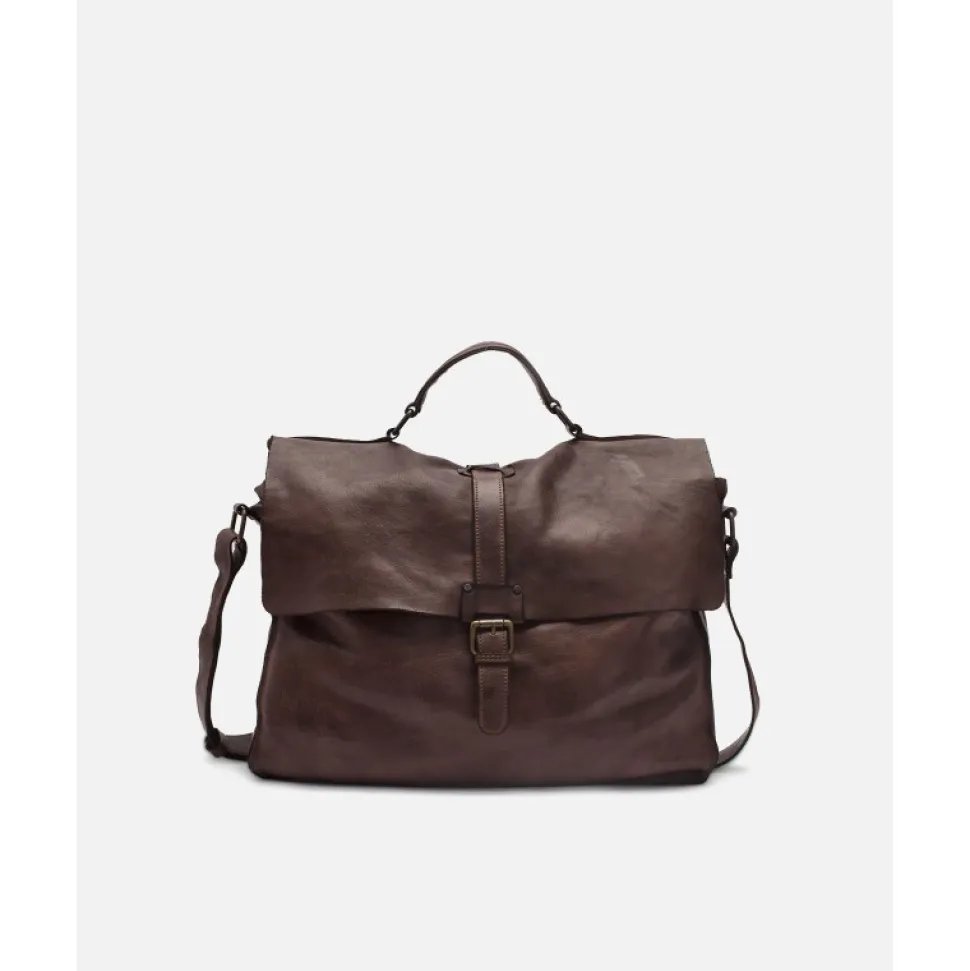 Leather Briefcase Biba Michigan
