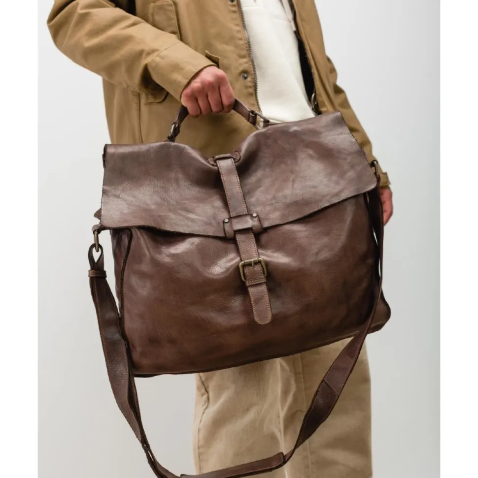 Leather Briefcase Biba Michigan