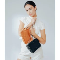 Leather Handbag Biba Logan