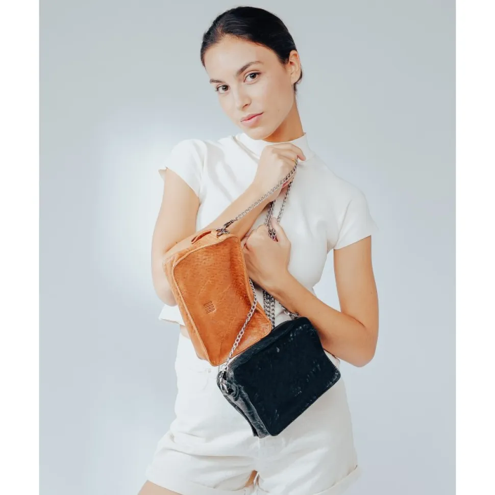 Leather Handbag Biba Logan