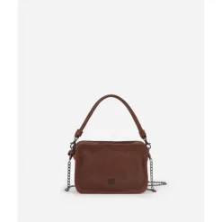 Leather Handbag Biba Logan Crush