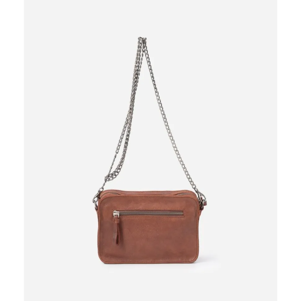 Leather Handbag Biba Logan Crush