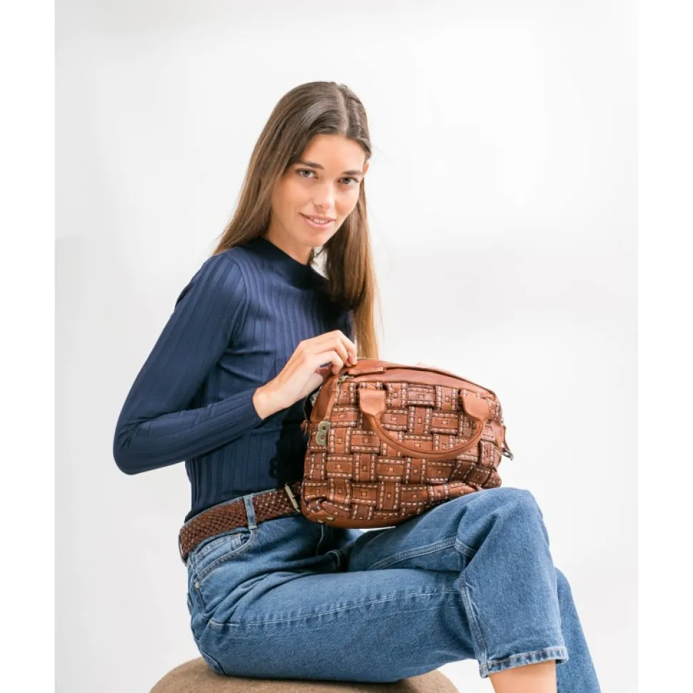 Leather Handbag Biba Payson