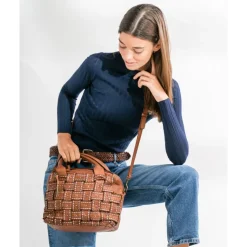 Leather Handbag Biba Payson