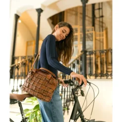 Leather Handbag Biba Payson