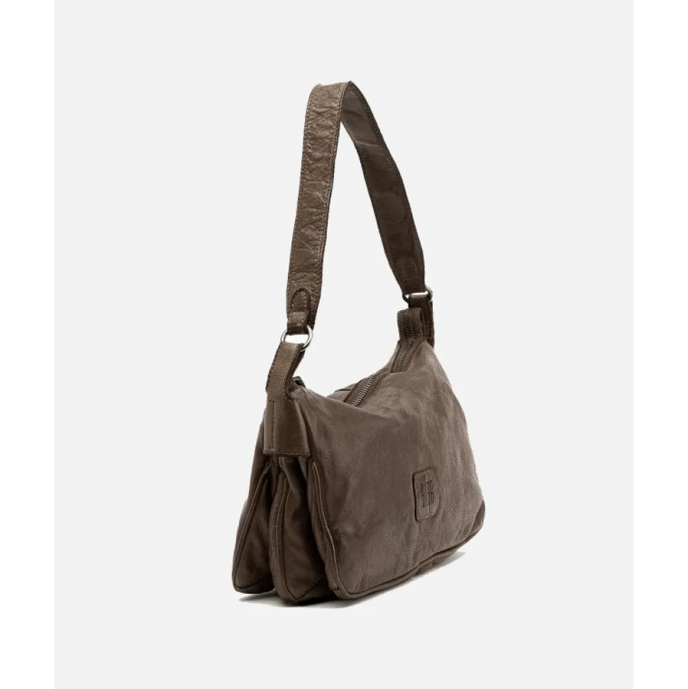 Leather Shoulder Bag Biba Boston