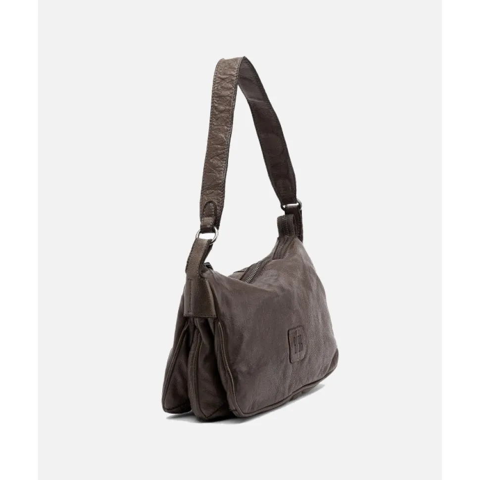 Leather Shoulder Bag Biba Boston