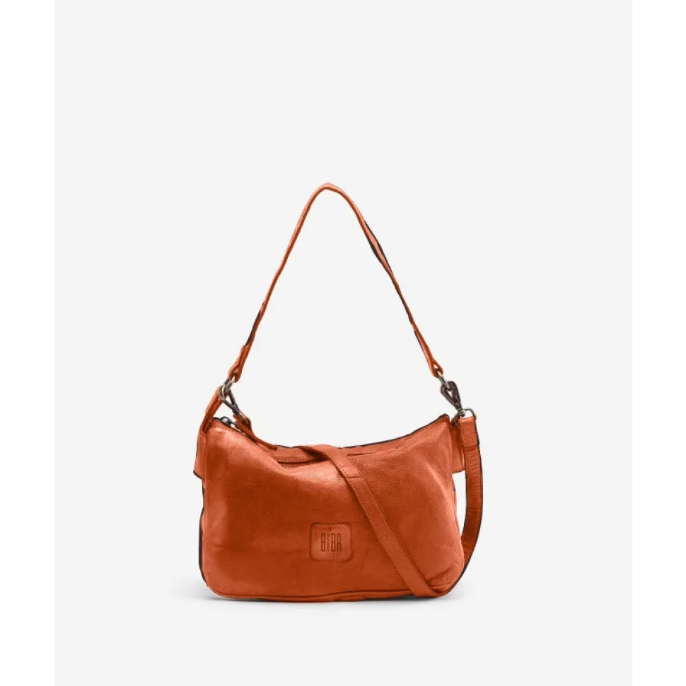 Leather Shoulder Bag Biba Boston