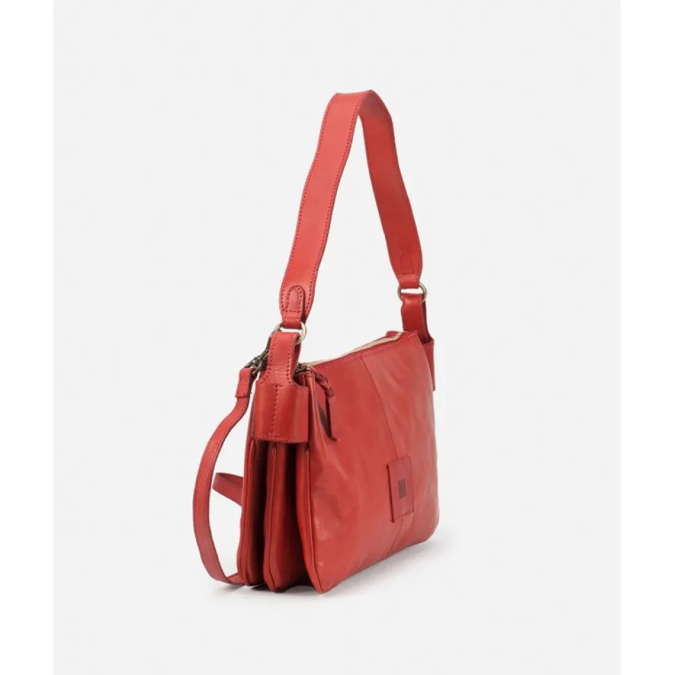 Leather Shoulder Bag Biba Boston