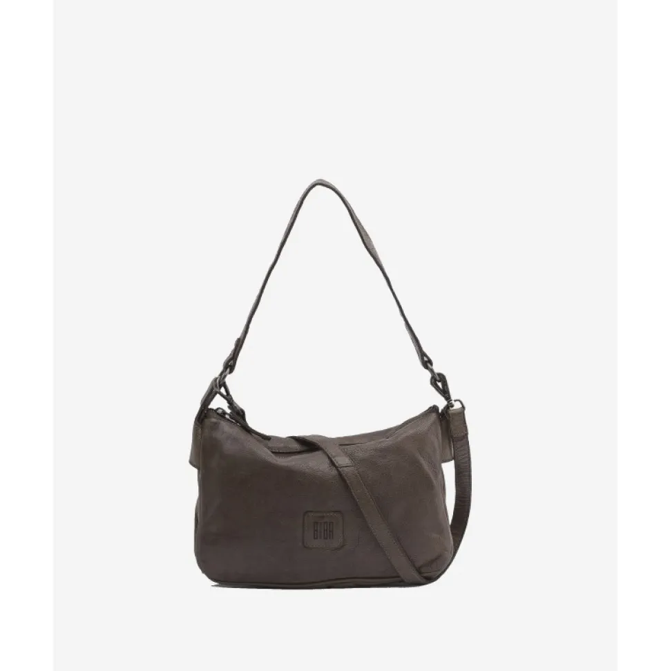 Leather Shoulder Bag Biba Boston
