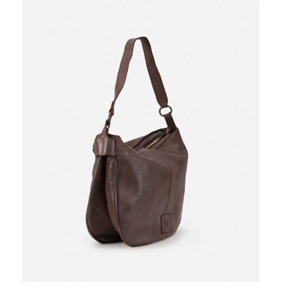 Leather Shoulder Bag Biba Boston