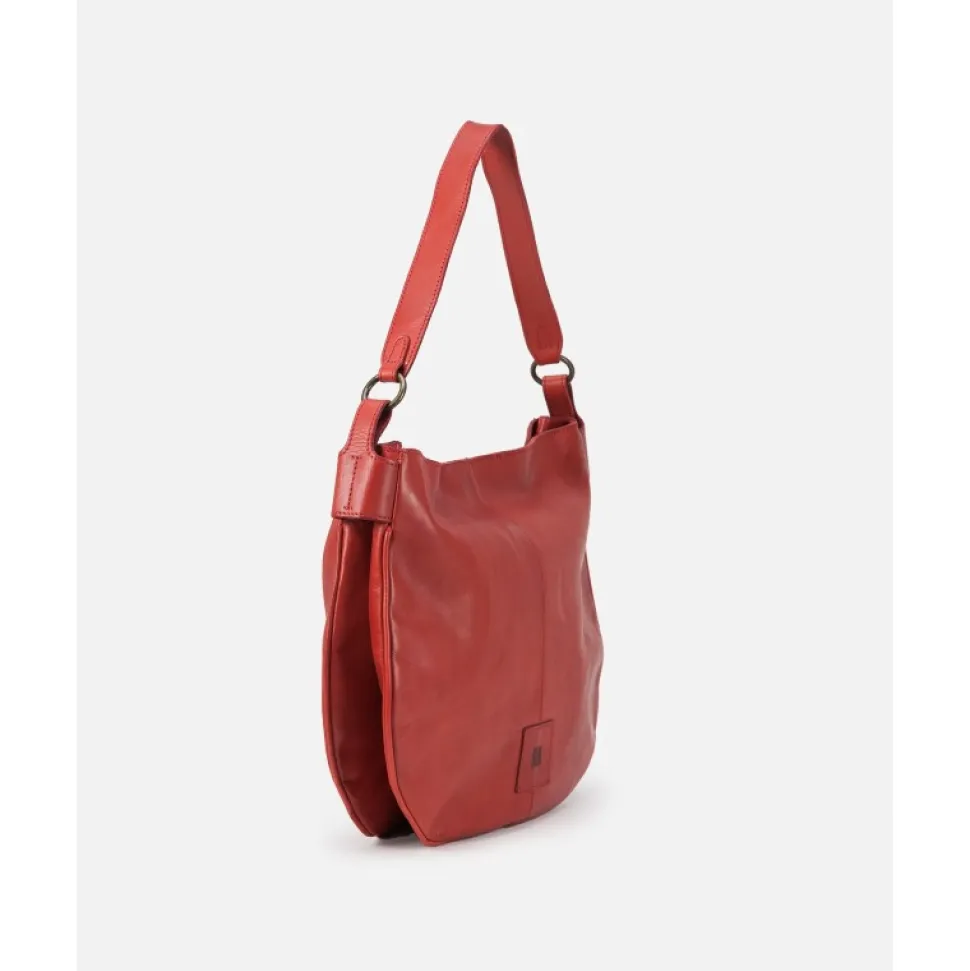 Leather Shoulder Bag Biba Boston