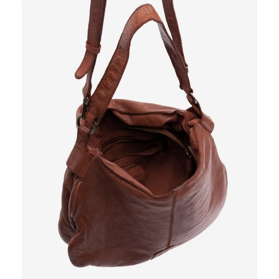 Leather Shoulder Bag Biba Boston