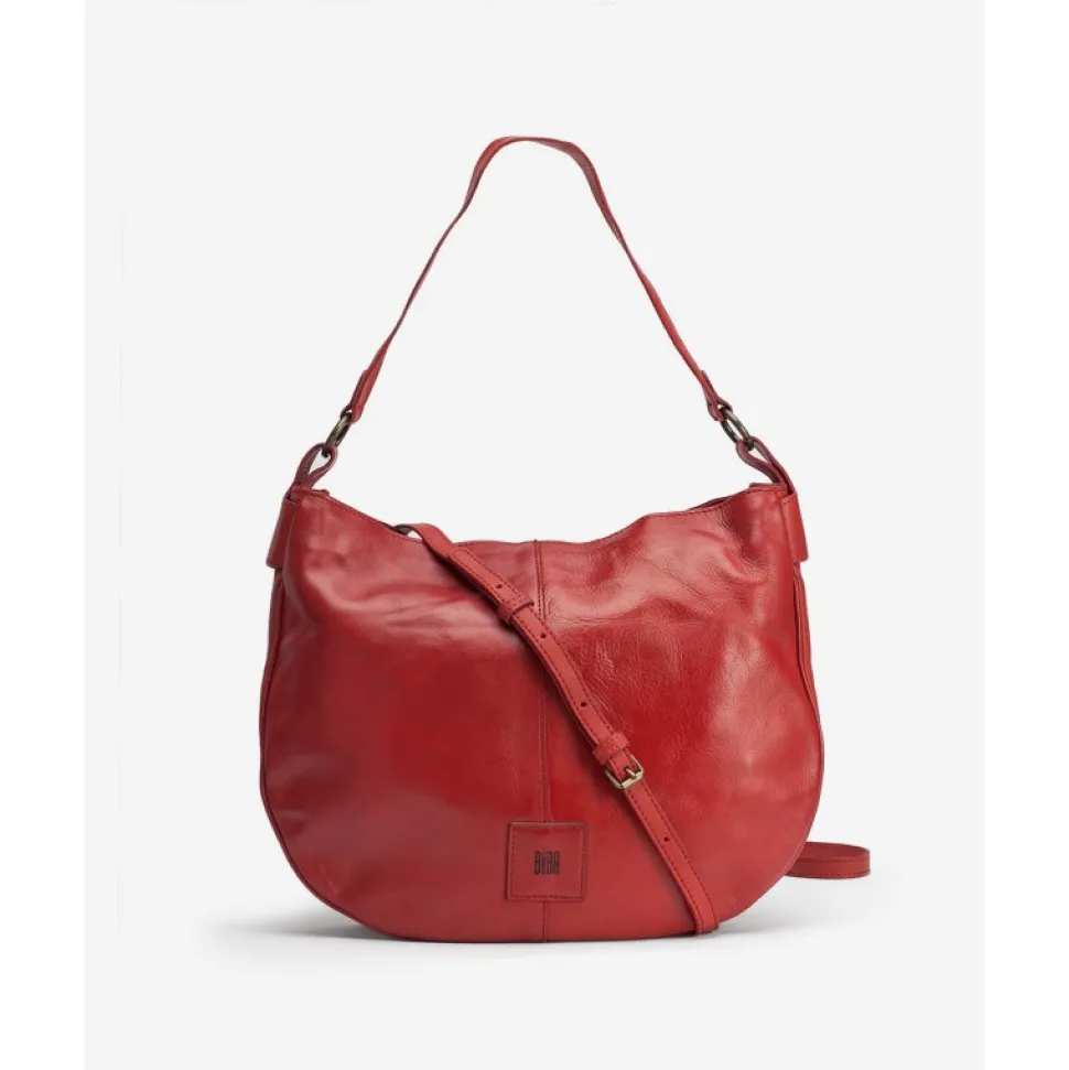Leather Shoulder Bag Biba Boston
