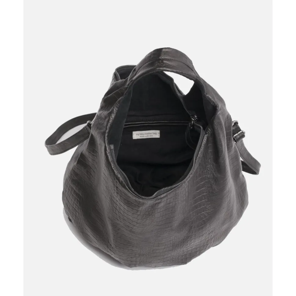 Leather Shoulder Bag Biba Buxton Snake