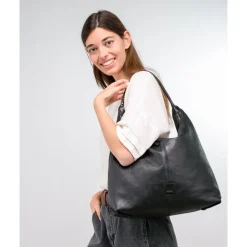 Leather Shoulder Bag Biba Leary
