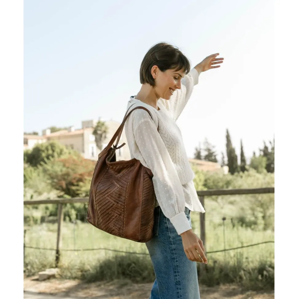 Leather Shoulder Bag Biba Mcbee