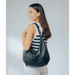 Leather Shoulder Bag Biba Monette