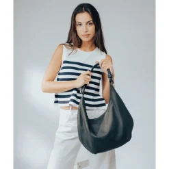 Leather Shoulder Bag Biba Monette