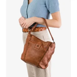 Leather Shoulder Bag Biba Shamrock