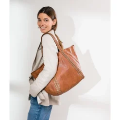 Leather Shoulder Bag Biba Sherman