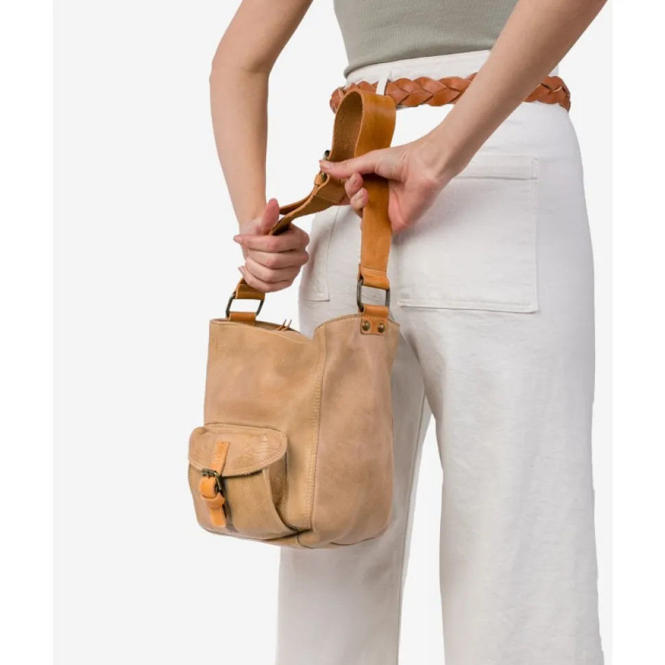 Leather Shoulder Bag Biba Silverton