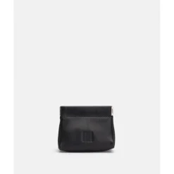 Pouch De Piel Natural Para Moneras Con Cierre Fuelle|Biba